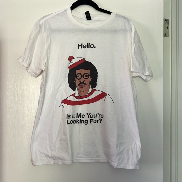 Large Lionel Richie graphic t-shirt - Picture 1 of 2